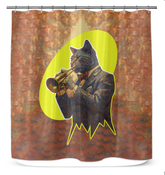 Cat's Elegance Shower Curtain
